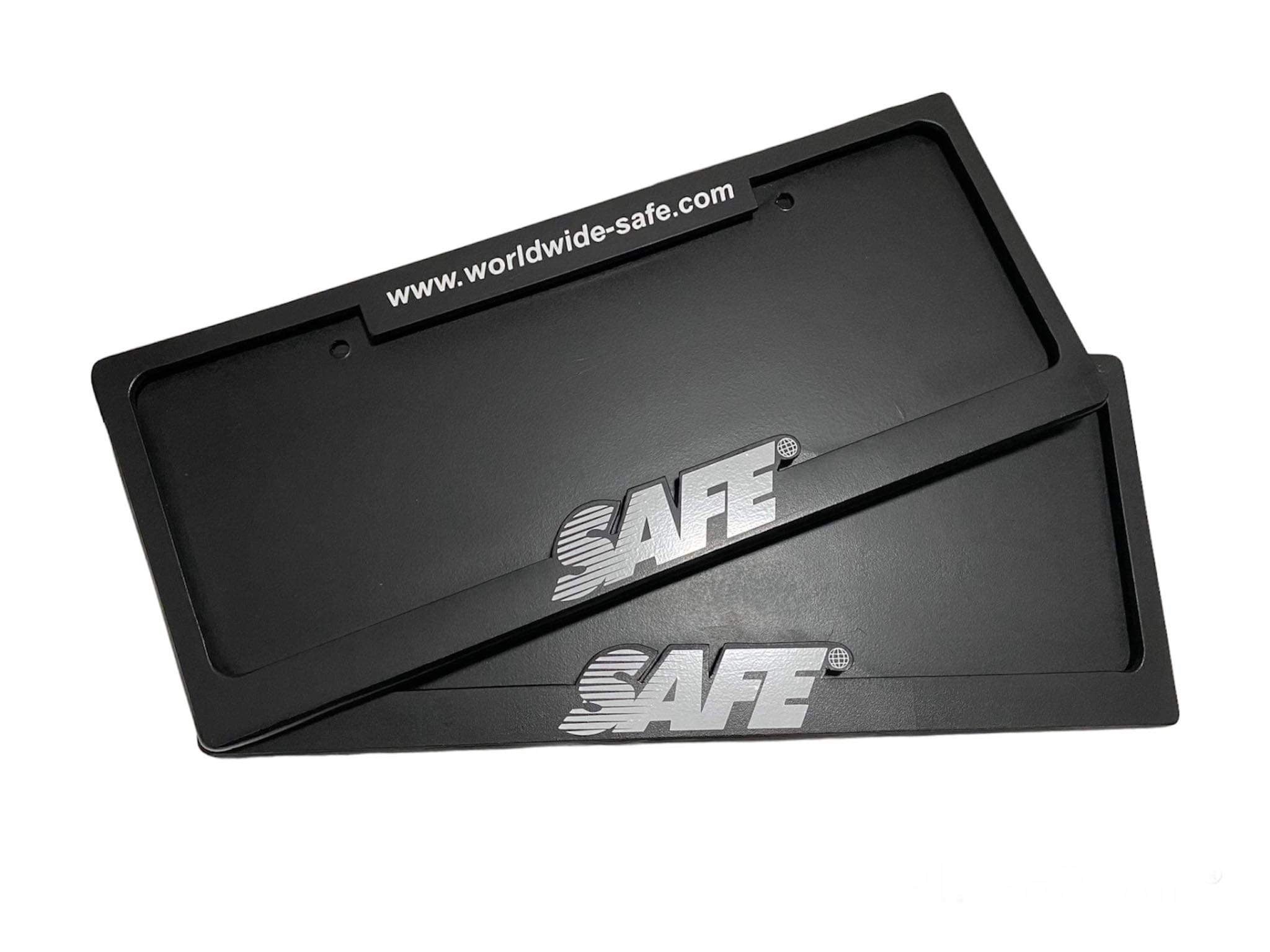 SAFE CAR PLATE FRAME โ WORLDWIDESAFE